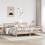 VidaXL vidaXL Bed Frame with Headboard without Mattress 200x200 cm 1