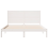 VidaXL vidaXL Extra Long Bed Frame without Mattress White 140x220 cm Solid Wood 5