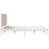 VidaXL vidaXL Extra Long Bed Frame without Mattress White 140x220 cm Solid Wood 6