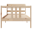 VidaXL vidaXL Bed Frame with Headboard without Mattress 90x190 cm Single 5