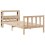 VidaXL vidaXL Bed Frame without Mattress 90x190 cm Single Solid Wood Pine 3