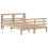 VidaXL vidaXL Bed Frame with Headboard without Mattress 120x190 cm Small Double 4