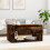 VidaXL vidaXL Coffee Table Smoked Oak 80x50x40 cm Engineered Wood 3