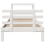 VidaXL vidaXL Bed Frame with Headboard without Mattress White 90x190 cm Single 4