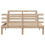 VidaXL vidaXL Bed Frame with Headboard without Mattress 120x190 cm Small Double 5