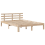 VidaXL vidaXL Bed Frame with Headboard without Mattress 120x190 cm Small Double 6