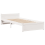 VidaXL vidaXL Bed Frame with Headboard without Mattress White 90x190 cm Single 5