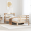 VidaXL vidaXL Bed Frame with Headboard without Mattress 75x190 cm Small Single 1