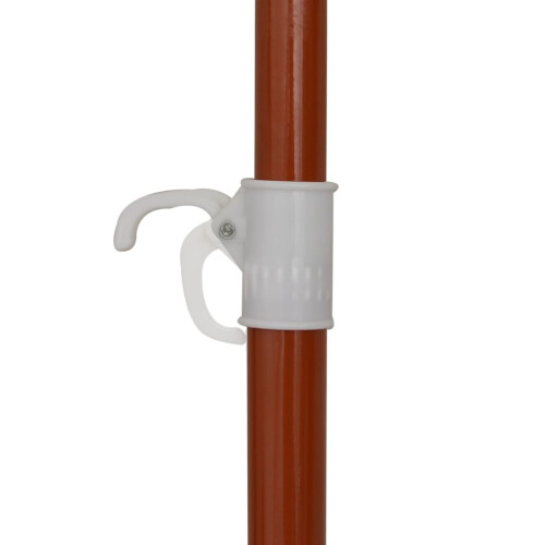 VidaXL vidaXL Parasol with Steel Pole 300 cm Taupe 2