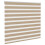 VidaXL vidaXL Zebra Blind Sand Brown 160x150 cm Fabric Width 155.9 cm Polyester 3