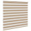 VidaXL vidaXL Zebra Blind Sand Brown 160x150 cm Fabric Width 155.9 cm Polyester 4
