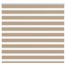 vidaXL Zebra Blind Sand Brown 160x150 cm Fabric Width 155.9 cm Polyester