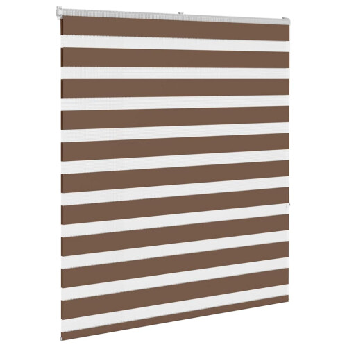 VidaXL vidaXL Doppelrollo Braun 130x150 cm Stoffbreite 125,9 cm Polyester 2