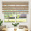 VidaXL vidaXL Zebra Blind Sand Brown 160x150 cm Fabric Width 155.9 cm Polyester 2