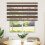 VidaXL vidaXL Doppelrollo Braun 130x150 cm Stoffbreite 125,9 cm Polyester 2