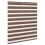 VidaXL vidaXL Doppelrollo Braun 130x150 cm Stoffbreite 125,9 cm Polyester 4
