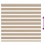 VidaXL vidaXL Zebra Blind Sand Brown 160x150 cm Fabric Width 155.9 cm Polyester 5
