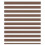 VidaXL vidaXL Doppelrollo Braun 130x150 cm Stoffbreite 125,9 cm Polyester 1