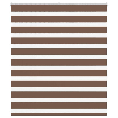 VidaXL vidaXL Doppelrollo Braun 130x150 cm Stoffbreite 125,9 cm Polyester