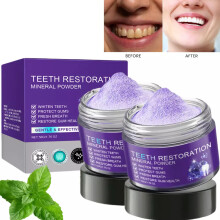 2X New Dental restoration mineral powder, mineral tooth powder