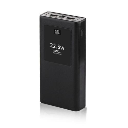 PowerBanks Casing Kits 20000mAh 22.5W Fast Charging  Black