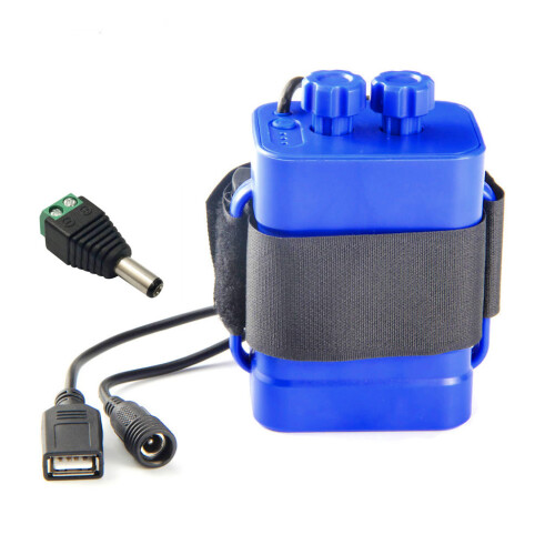12V Waterproof Battery for Case Box with  Blue