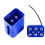 12V Waterproof Battery for Case Box with  Blue 7