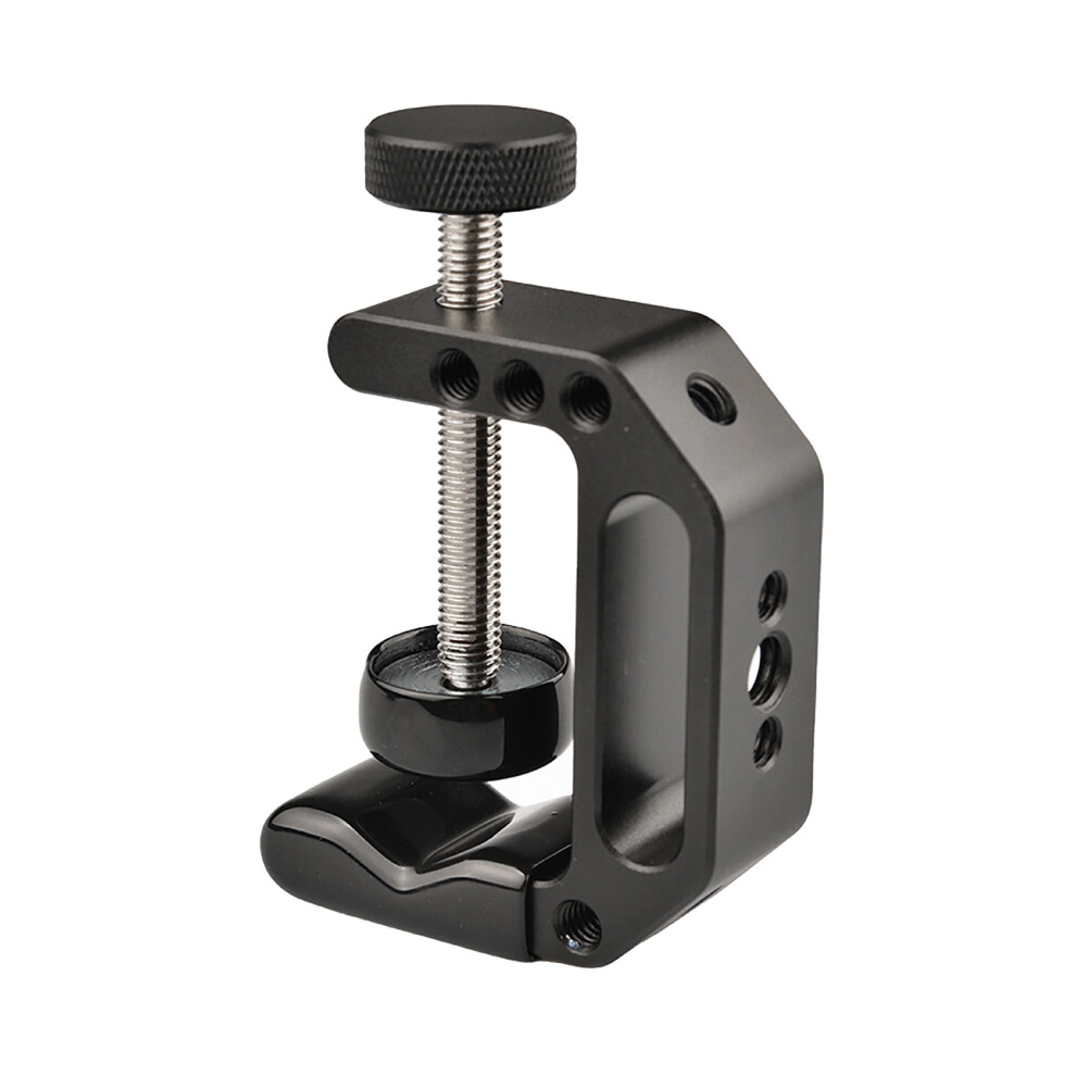 Aluminum C-Clamp With 1/4Inch-20 And 3/8Inch-16 Screw 7730021257017