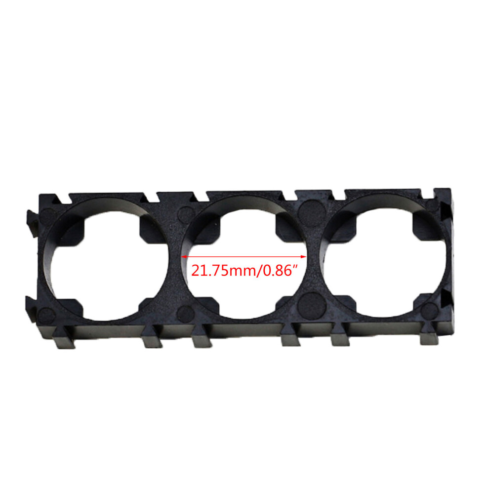 20Pcs 1X3 Battery Holder Bracket Anti Cell Black 7730021260109