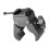 Adjustable Jaw V Mount Battery Clamp with 4