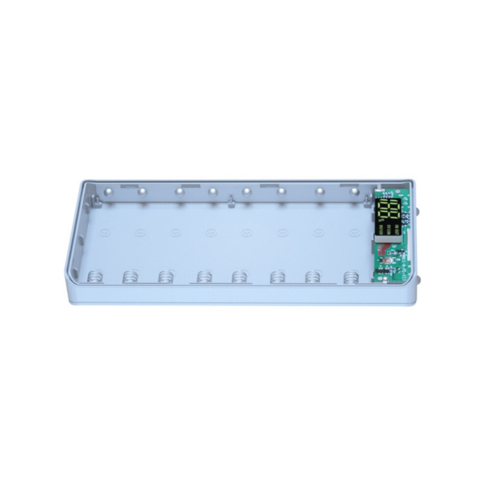 Battery Box 8 Slot 18650 Battery Holder White 7730021258878