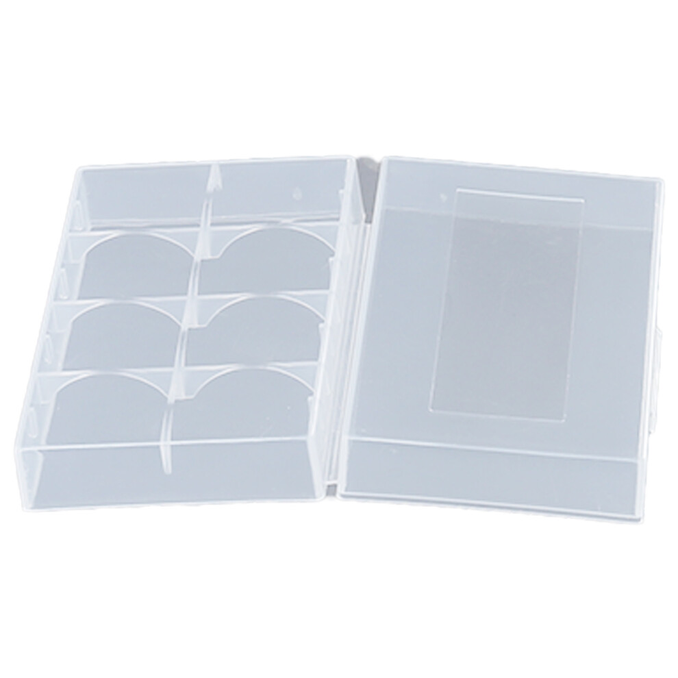Clear Battery Storage Case For 1Pc/2Pc 21700 Two Section 7730021258618