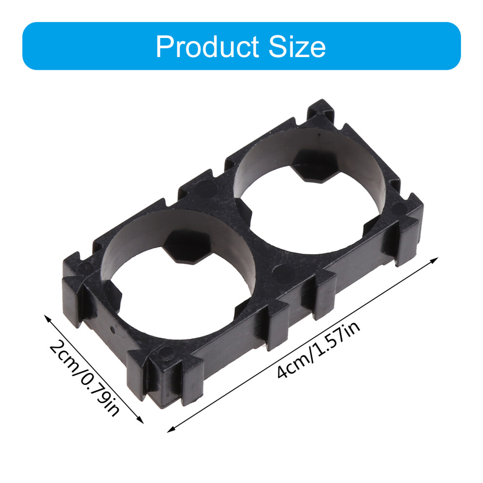 10 Pcs 18650 Battery Holder Bracket Brackets Black 7730021257734