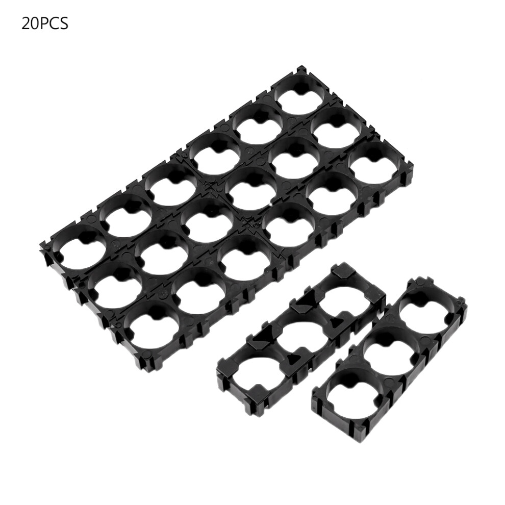 20 Pcs 18650 Battery Holder Bracket Brackets Black 7730021257727