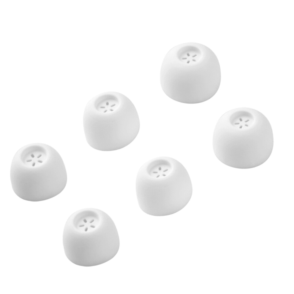 3Pairs Small Size Only Silicone Replacement Earbud White 7730001208978