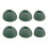 3Sets Silicone Ear Tips Earplugs for Buds  Dark Green 1