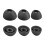3Sets Silicone Ear Tips Earplugs for Buds  Black 5