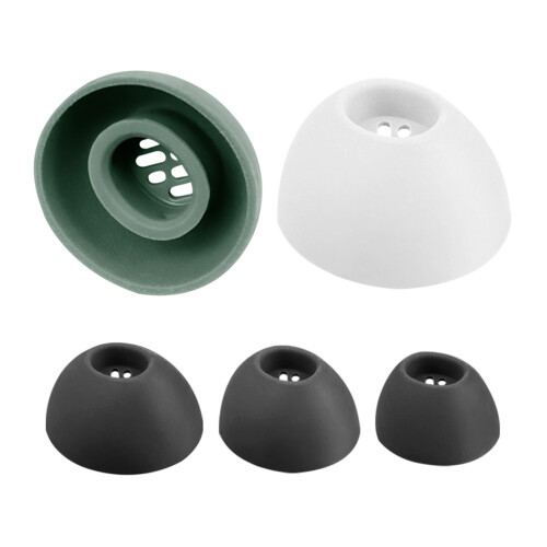 3Sets Silicone Ear Tips Earplugs for Buds  Black 2