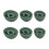 3Sets Silicone Ear Tips Earplugs for Buds  Dark Green 9