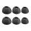 3Sets Silicone Ear Tips Earplugs for Buds  Black 8