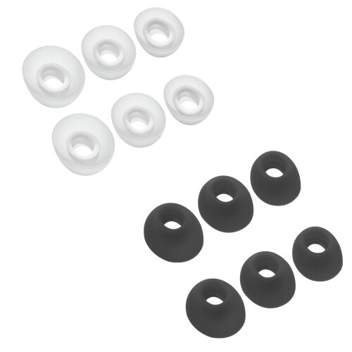 Silicone Ear Tips Earbuds Earplugs Set For  White 2