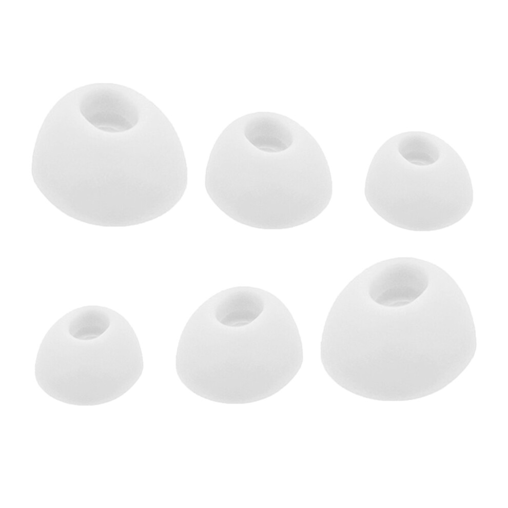 3Pairs Silicone Ear Tips Earbuds Covers For White 7730001209890
