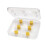 6Pcs Antislip Waterproof Replacement Earplug Ear Tips  Yellow 3