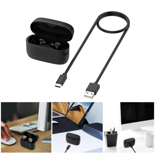 1 Set Portable Charging Case Built-in 590mAh 1