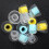 6Pcs Antislip Waterproof Replacement Earplug Ear Tips  Yellow 6