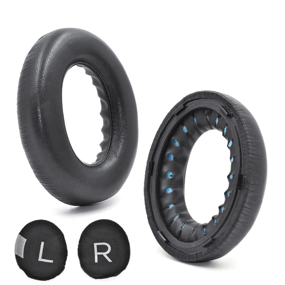 Breathable Soft Ear Foam Cushion Earpad 1Pair Black 7730001211664