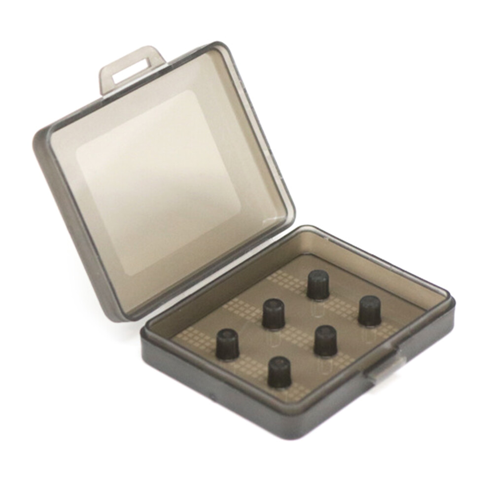 Headphone Eartip Case With Memory Foam Post Translucent Gray 7730001217901