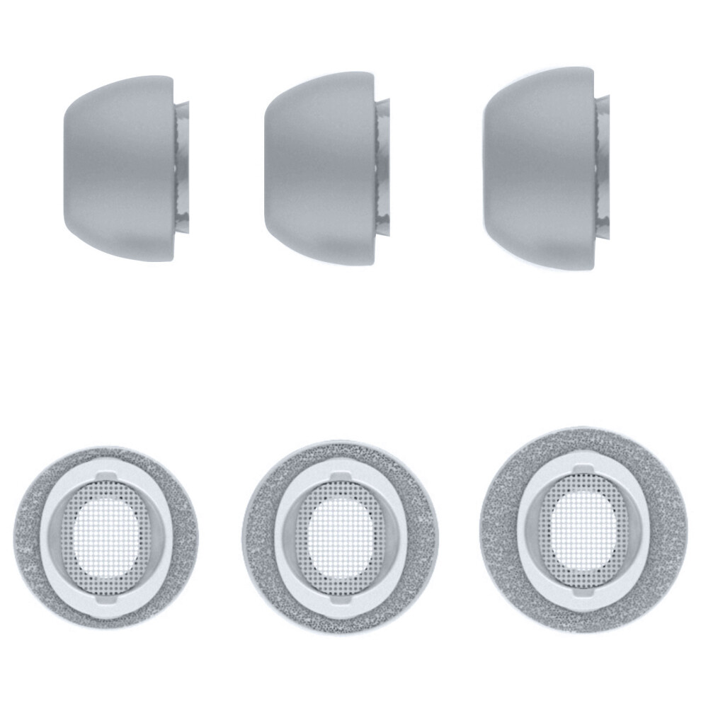 Comfortable Memory Foam Eartips Earplug For Earbud,3Pair White 7730001217994