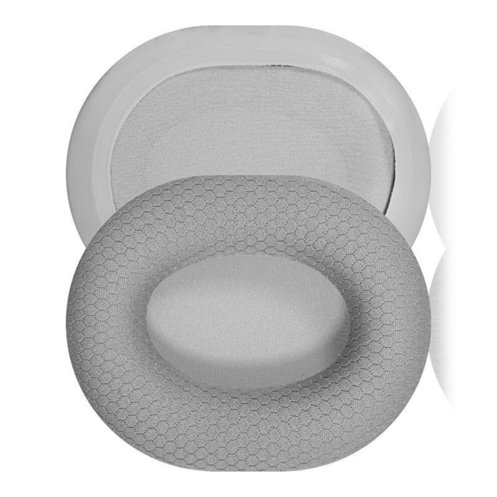 Fabric Ear Pad Replacement For Gaming Headsets Gray 7730001217635