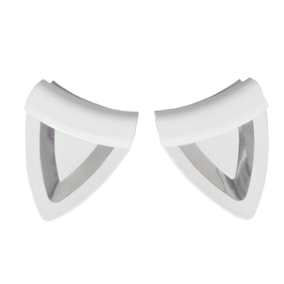 Silicone Cat Ear Headphone Accessories Trendy Designs White 7709992213773